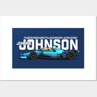 Jimmie Johnson 2022 (white) Posters and Art